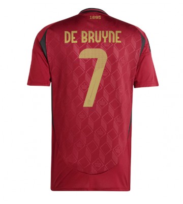 Bélgica Kevin De Bruyne #7 Primera Equipación Eurocopa 2024 Manga Corta